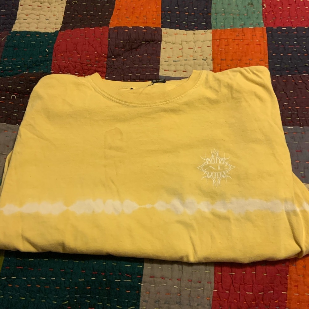 Yellow tie dye oversized t-shirt